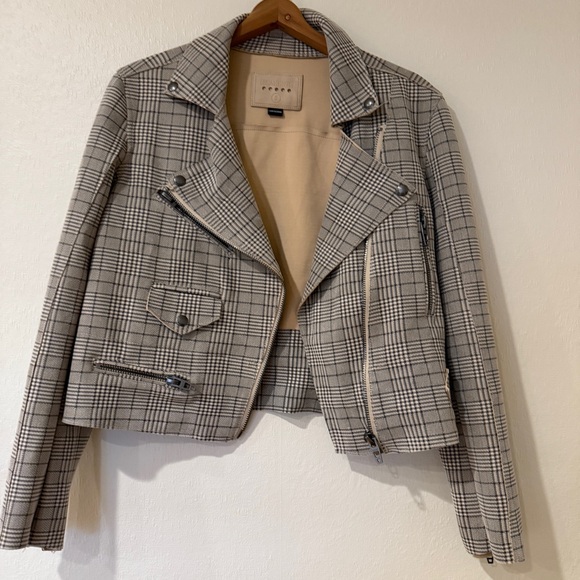 Blank NYC Plaid Jacket - Picture 1 of 5
